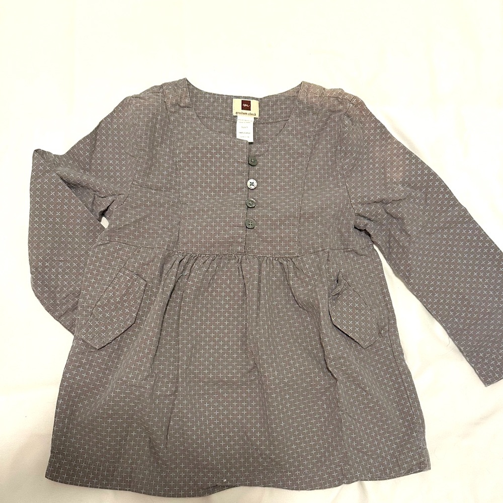 Tea Collection Gresham Check Blouse